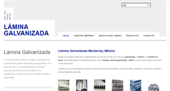 Desktop Screenshot of lamina-galvanizada.com