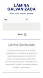 Mobile Screenshot of lamina-galvanizada.com
